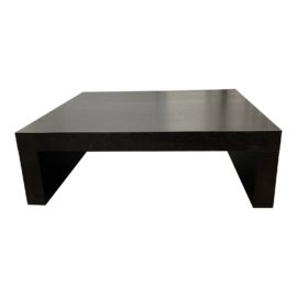 Late 20th Century Contemporary Low Pedestal Coffee Table