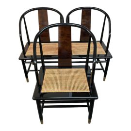 Henredon Scene 3 Lacquer Dining Chairs