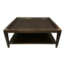 Bernhardt Furniture Vintage Patina Square Cocktail Table. Original Price: $1,199