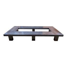 Custom Design Cerused Wood Coffee Table, Extra Large