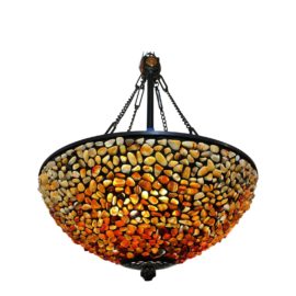 August Grove St.Nicholas Pebble Glass Chandelier. Original Price: $700