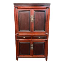 Late 18th Century Chinese Two Piece Chinese Cabinet