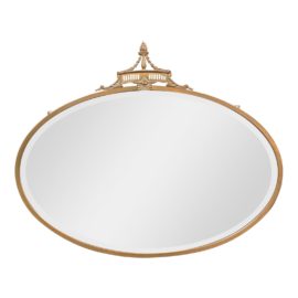 Early 20th Century French Brass Wall Mirror