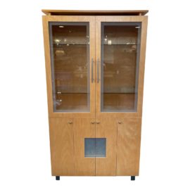 Custom Filamento Birch Display China Cabinet. Original Price: $3,000.00