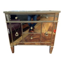 Horchow Amelie Small Mirrored Chest. Original Price: $1,500