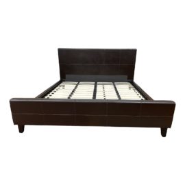 California King Size Kuka Bonded Leather Bed Frame