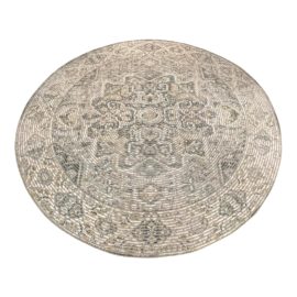 Contemporary Round Braided Rug - 8′2″ × 8′2″