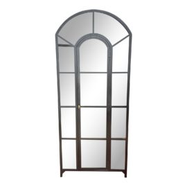 BD Studio Belmont Metal Arch Cabinet. Original Price: $2,000