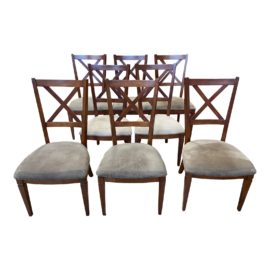 Brook Furniture Dining Room Chairs, Set of Eight