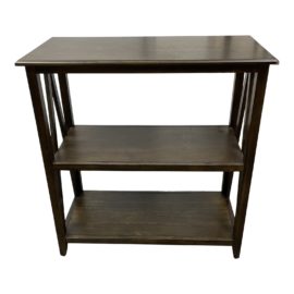 Transitional Two Shelf Console