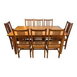 Stickley Furniture Extension Cherry Dining Set. Original Price: $8,000