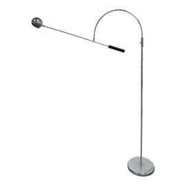 Mid 20th Century Robert Sonneman Modernist Orbital Floor Lamp