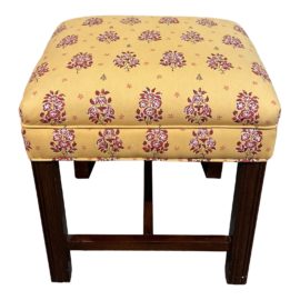 Pierre Deux Trestle Base Ottoman Foot Stool