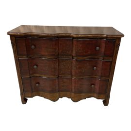 Contemporary Rustic European Three Drawer Dresser