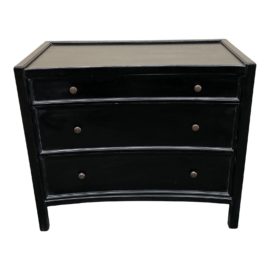 Noir Hampton Three Drawer Dresser. Original Price: $1,446