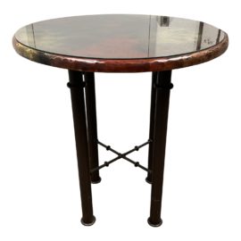 Earl 21st Century Custom Industrial Metal Top Bar Table