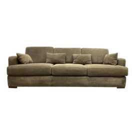 Paul Wiseman Susan Tucker & Marks Custom Designed Chenille Sofa. Original Price: $14,000