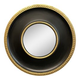 Traditional Black + Gold Wall Mirror