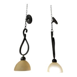 Kichler Kohler Infinity Iron Single Pendants - a Pair