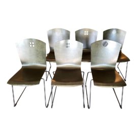 Leland International Marquette Dining Chairs, Set of Six