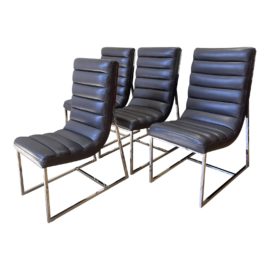 Z Gallerie Gunnar Dining Chairs - Set of Four. Original Price: $1,596
