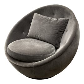 Restoration Hardware Milo Baughman Model #810 Swivel Chair. Original Price: $5,695