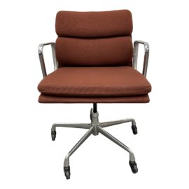Herman Miller Eames Soft Pad Burnt Sienna Office Chair. Original Price: $2,595