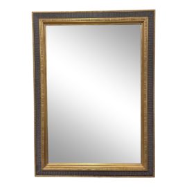 LaBarge Colony House Black + Gold Wall Mirror. Original Price: $600