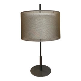 Crate & Barrel Brown Mesh Table Lamp. Original Price: $299