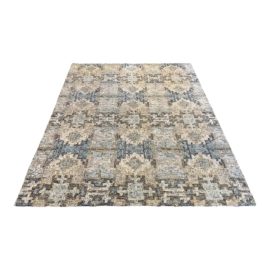 Crate & Barrel Alvarez Mineral Blue Hand Tufted Rug - 8′ × 10′. Original Price: $1,099