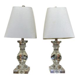 Restoration Hardware Lucia Table Lamps, a Pair