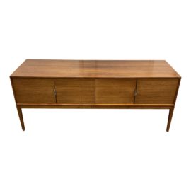 Organic Modern Walnut Veneer Sideboard