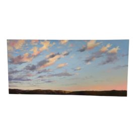 Gerald Schwartz﻿ Original Painting Evening Sky Oil on Canvas