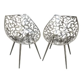Philippe Starck for Driade Miss Lacy Chairs - a Pair. Original Price: $6,890
