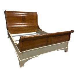 Queen Size Grange Furniture Louis-Philippe Bed Frame. Original Price: $5,500