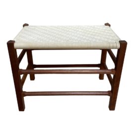 Circa 1996 Charles Shackleton Woven Tape Bench