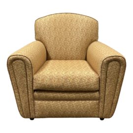Late 20th Century Allied Custom Upholstered Arm Chair