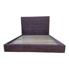 Room & Board Eastern King Avery Purple King Bedframe. Original Price: $2,299