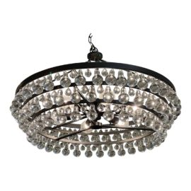 Robert Abbey Bling Collection Bronze Chandelier. Original Price: $2,597