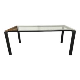 Room & Board Rand Glass Top Table