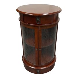 Glass Display Cabinet Side Table