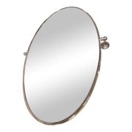 Restoration Hardware Vintage Oval Pivot Mirror. Original Price: $500