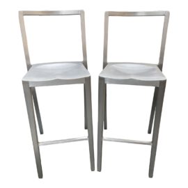 Phillipe Starck Emeco Icon Barstools, a Pair. Original Price: $1,770