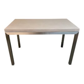 Crate and Barrel Concrete Top Dining Table / Desk. Original Price: $940