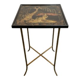 Dennis & Leen Chinoiserie Square Accent Table. Original Price: $3,606