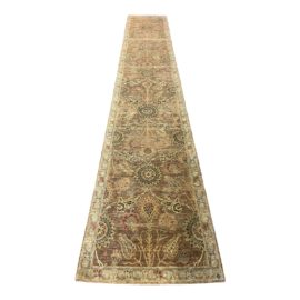 Transitional Floral Floor Runner - 3′ × 18′