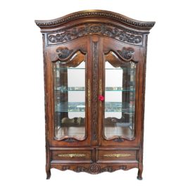 Hekman French Provincial Glass Display Cabinet