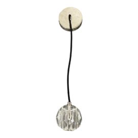 Restoration Hardware Boule De Cristal Nickel Pendant. Original Price: $795