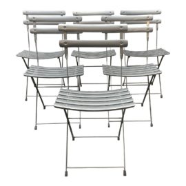 Design Within Reach Arc en Ciel Folding Chairs, Set of 6. Original Price: $660