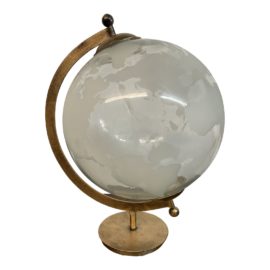 Glass + Brass Finish Globe